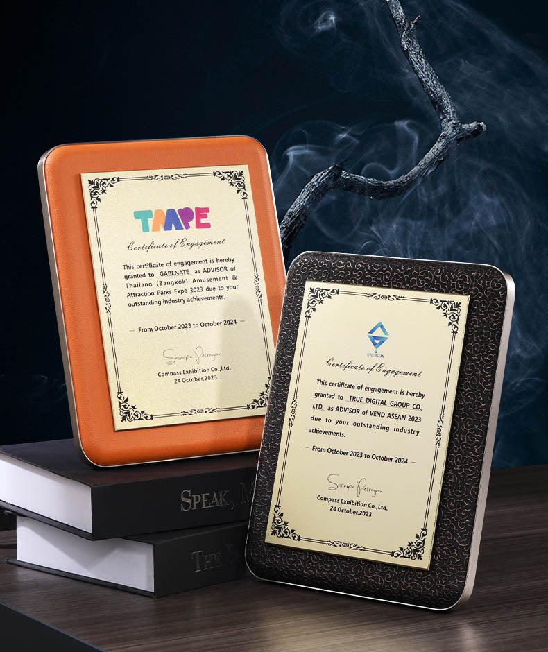 CUSTOM PLAQUES Ⅲ(Award Plaque, License Plaque, Authorization Plaque)