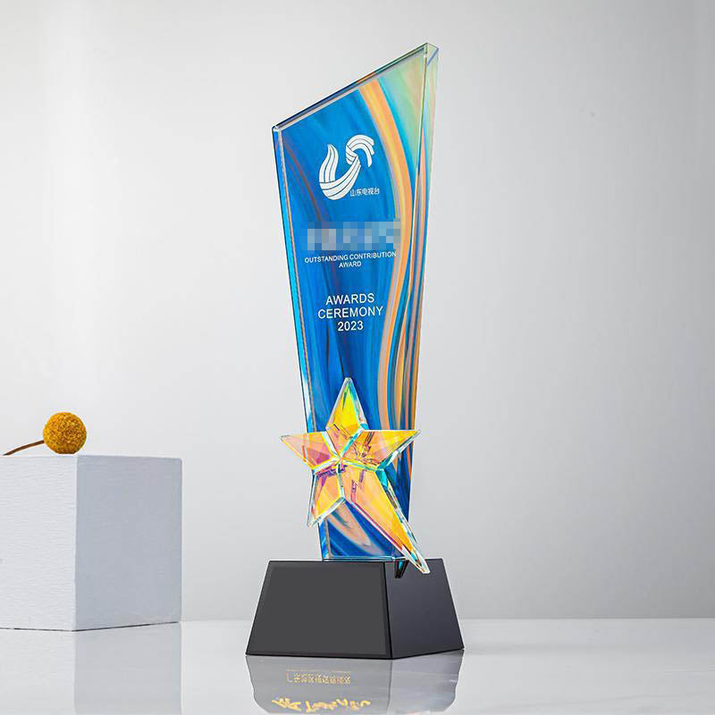 K9 crystal trophies /Transparent and color printing Ⅵ