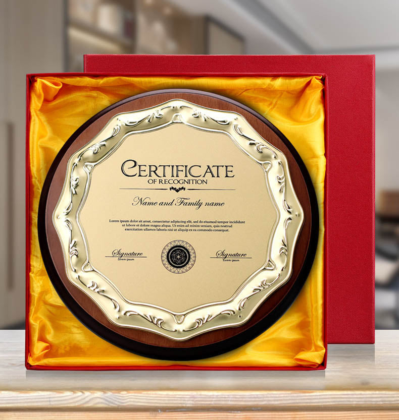 CUSTOM PLAQUES Ⅰ(Award Plaque, License Plaque, Authorization Plaque)
