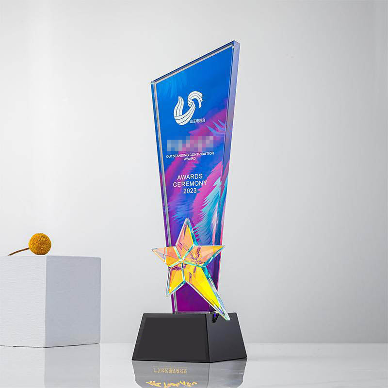 K9 crystal trophies /Transparent and color printing Ⅵ