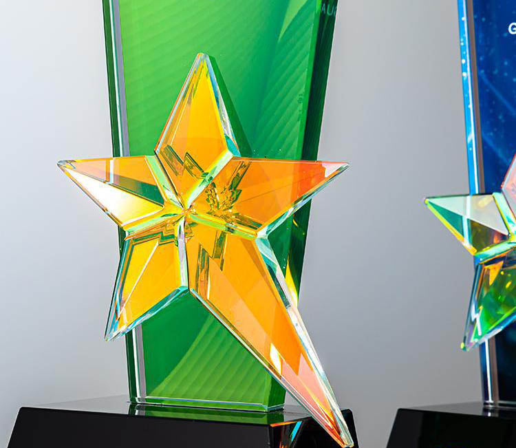 K9 crystal trophies /Transparent and color printing Ⅵ