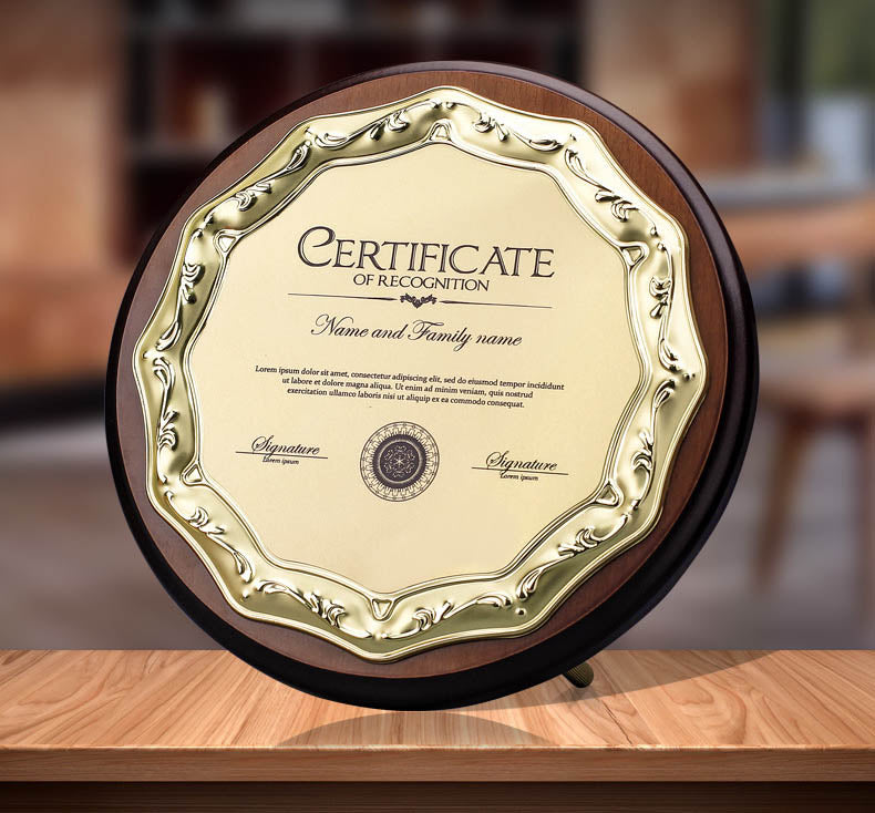 CUSTOM PLAQUES Ⅰ(Award Plaque, License Plaque, Authorization Plaque)