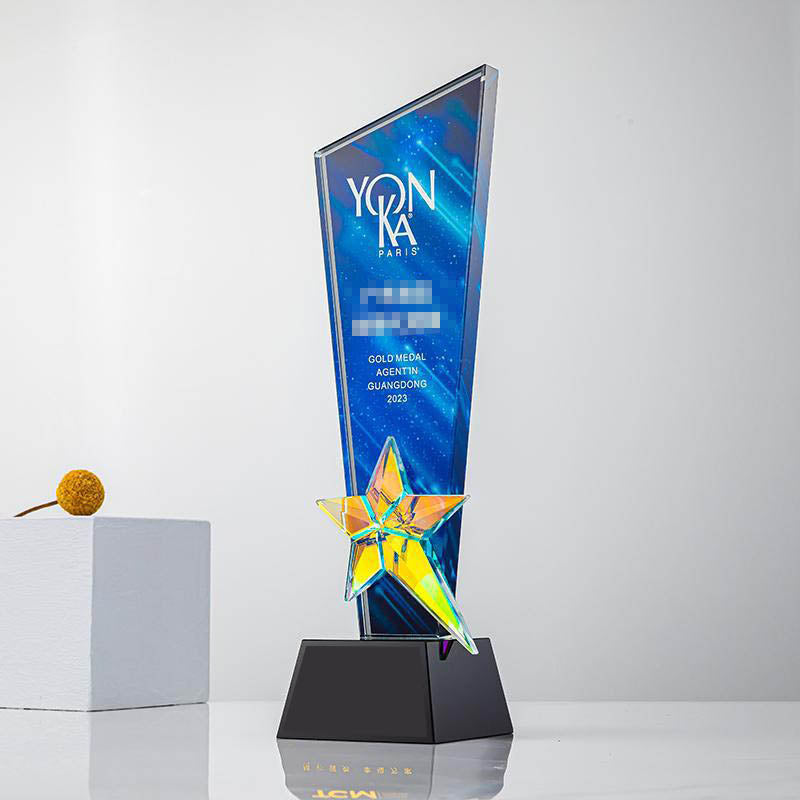 K9 crystal trophies /Transparent and color printing Ⅵ