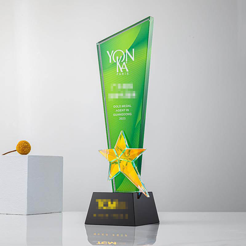K9 crystal trophies /Transparent and color printing Ⅵ