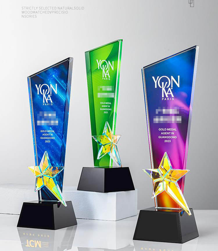K9 crystal trophies /Transparent and color printing Ⅵ