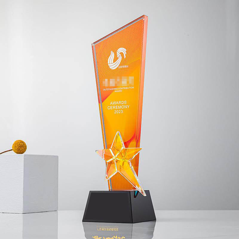 K9 crystal trophies /Transparent and color printing Ⅵ