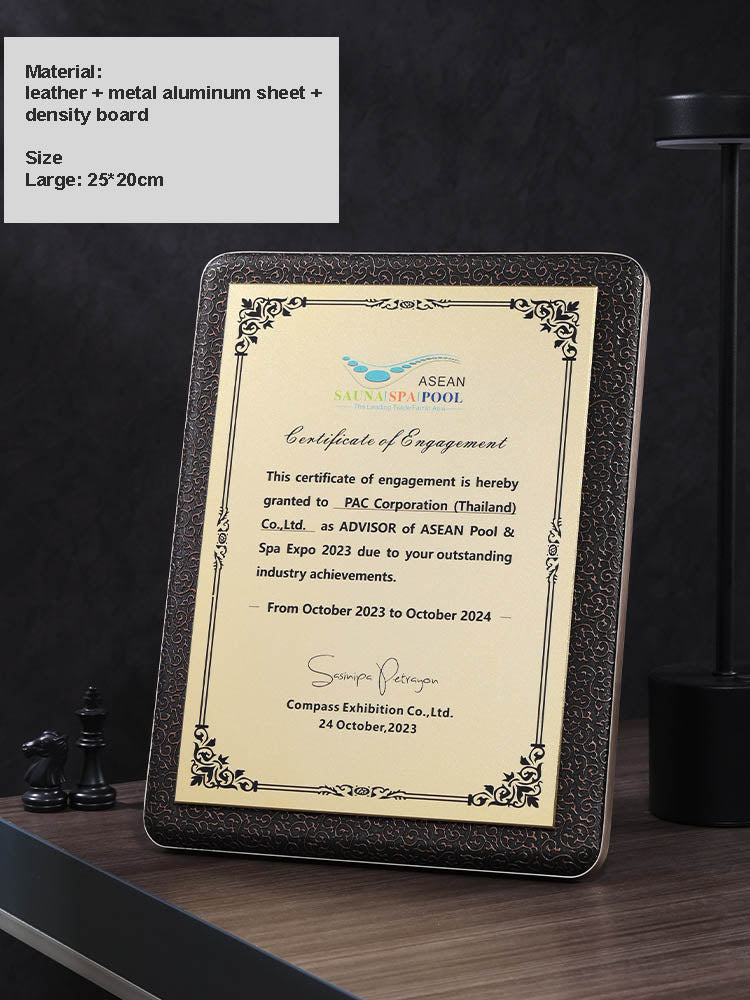 CUSTOM PLAQUES Ⅲ(Award Plaque, License Plaque, Authorization Plaque)