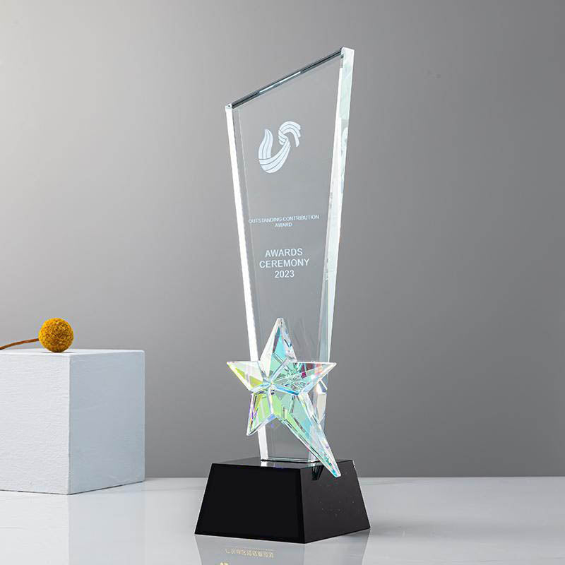 K9 crystal trophies /Transparent and color printing Ⅵ