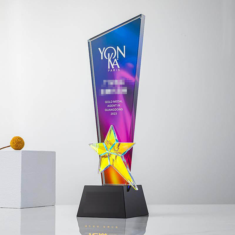 K9 crystal trophies /Transparent and color printing Ⅵ