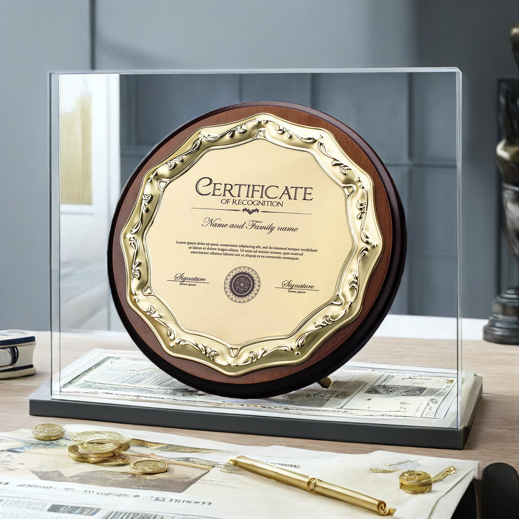 CUSTOM PLAQUES Ⅰ(Award Plaque, License Plaque, Authorization Plaque)