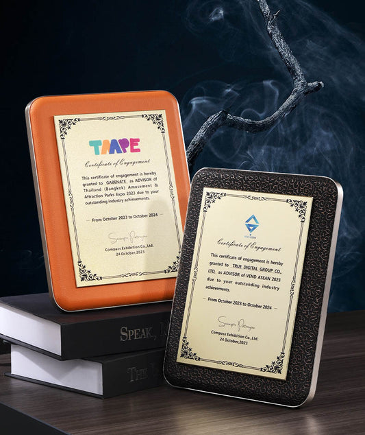 CUSTOM PLAQUES Ⅲ（Award Plaque, License Plaque, Authorization Plaque）
