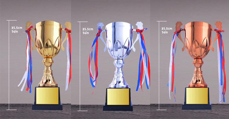 Metal trophy-1st 2nd 3rd place trophies Ⅱ