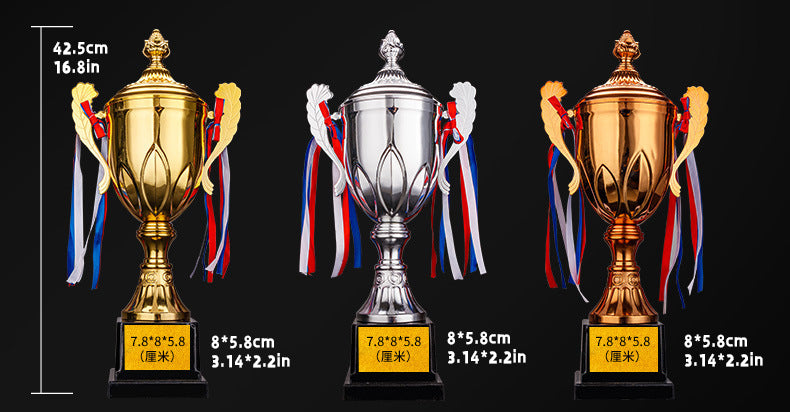 Metal trophy-1st 2nd 3rd place trophies Ⅱ
